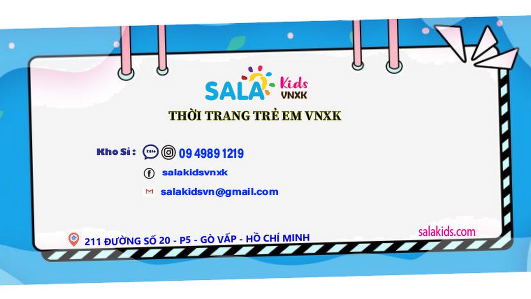 Sala Kids – Xưởng may quần áo trẻ em “giá mềm” tại Quận Gò Vấp