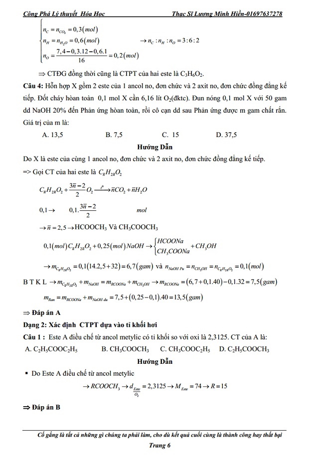 Nội dung sách công phá lý thuyết Hóa PDF
