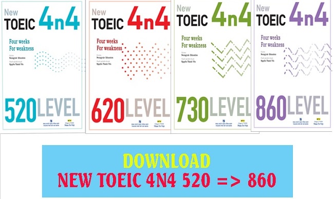 Download trọn bộ New TOEIC 4n4 (PDF + Audio) Miễn Phí