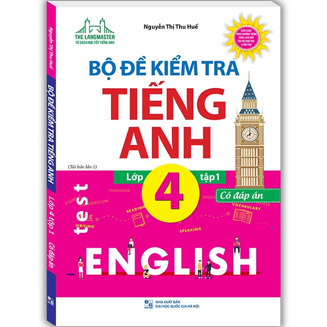 Trọn bộ đề kiểm tra tiếng Anh lớp 4 PDF (tập 1,2)