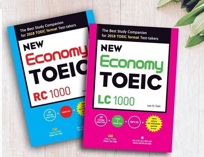 Download Trọn bộ New Economy TOEIC LC + RC 1000 [PDF + Audio]