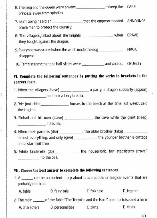 sách bài tập nâng cao tiếng Anh lớp 8