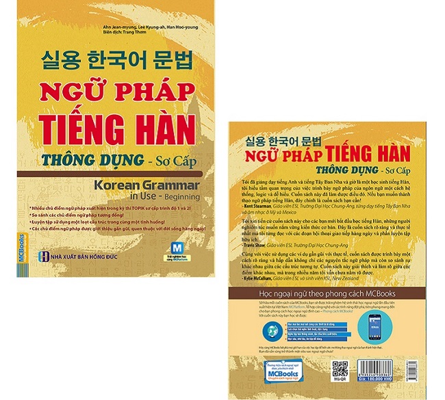sách ngữ pháp tiếng Hàn thông dụng