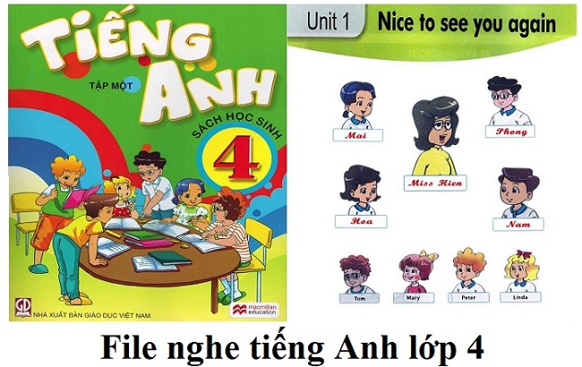 file nghe tiếng Anh lớp 4
