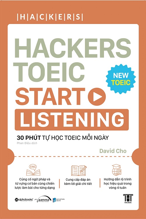 Download sách Hackers Toeic Start Listening [PDF + Audio] Free