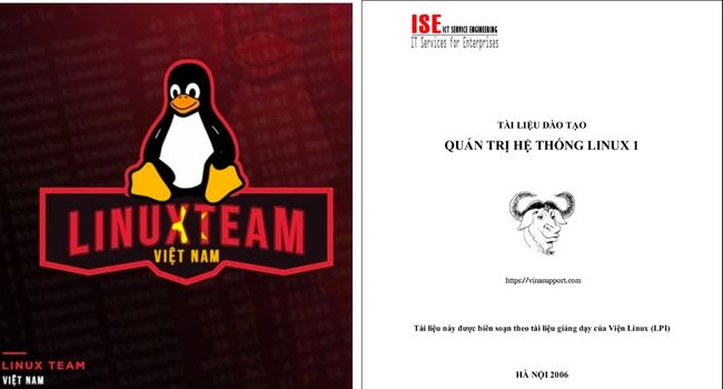 Tài Liệu Linux Tiếng Việt Quản Trị Hệ Thống 1, 2 Tiếng Việt [PDF]