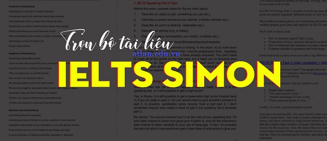 Trọn 6 bộ tài liệu IELTS SIMON hay và mới nhất [PDF]