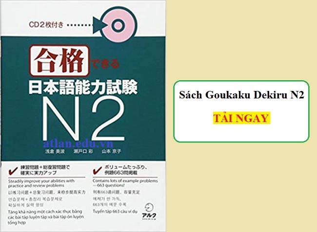 Download sách JLPT Goukaku Dekiru N2 PDF Miễn Phí