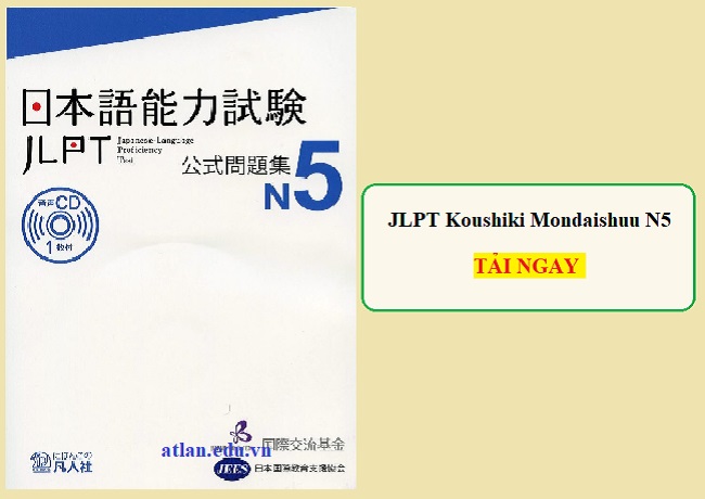 Download sách JLPT Koushiki Mondaishuu N5 PDF Miễn Phí