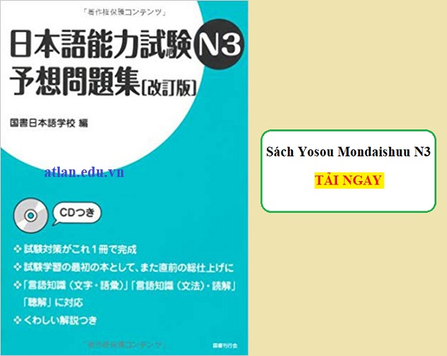 Download JLPT Yosou Mondaishuu N3 [PDF + CD] Miễn Phí