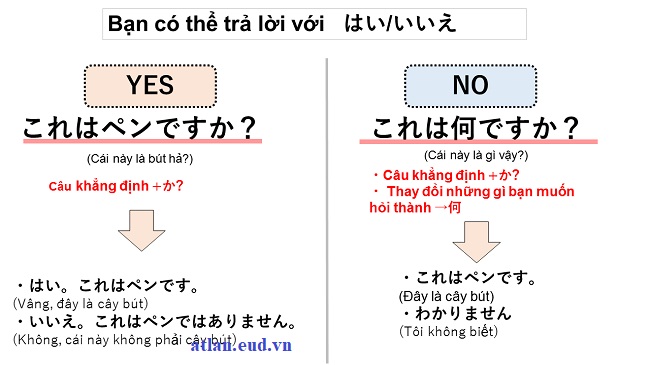 Ngữ pháp câu hỏi có - không trong tiếng Nhật