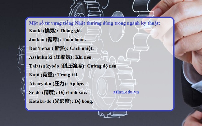 Những từ vựng tiếng Nhật chuyên ngành kỹ thuật