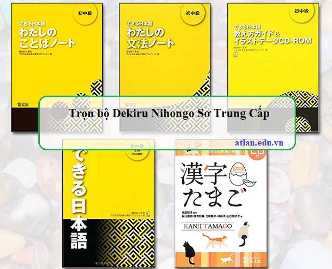 Trọn bộ 5 quyển Dekiru Nihongo Sơ Trung Cấp