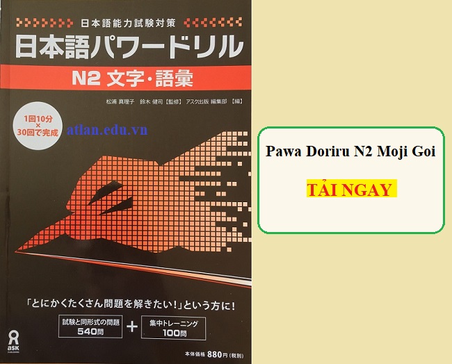 Download Pawa Doriru N2 Moji Goi PDF – Có đáp án