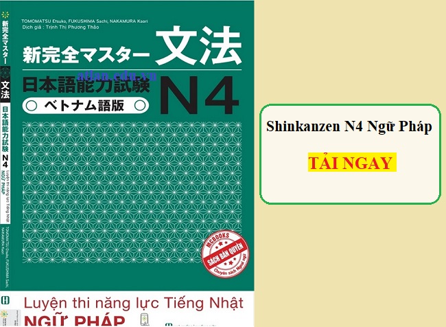 Download Shinkanzen N4 ngữ pháp PDF Miễn Phí