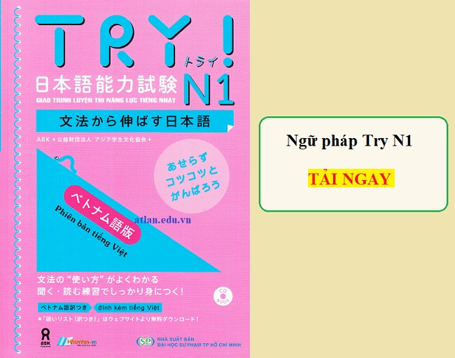 Download sách Ngữ pháp TRY N1 PDF (Bản tiếng Việt)