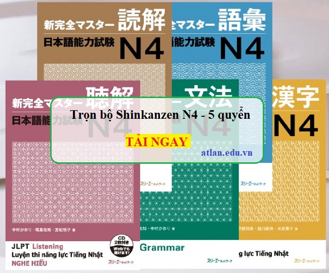Download trọn bộ Shinkanzen N4 [PDF +CD] - Dịch Tiếng Việt